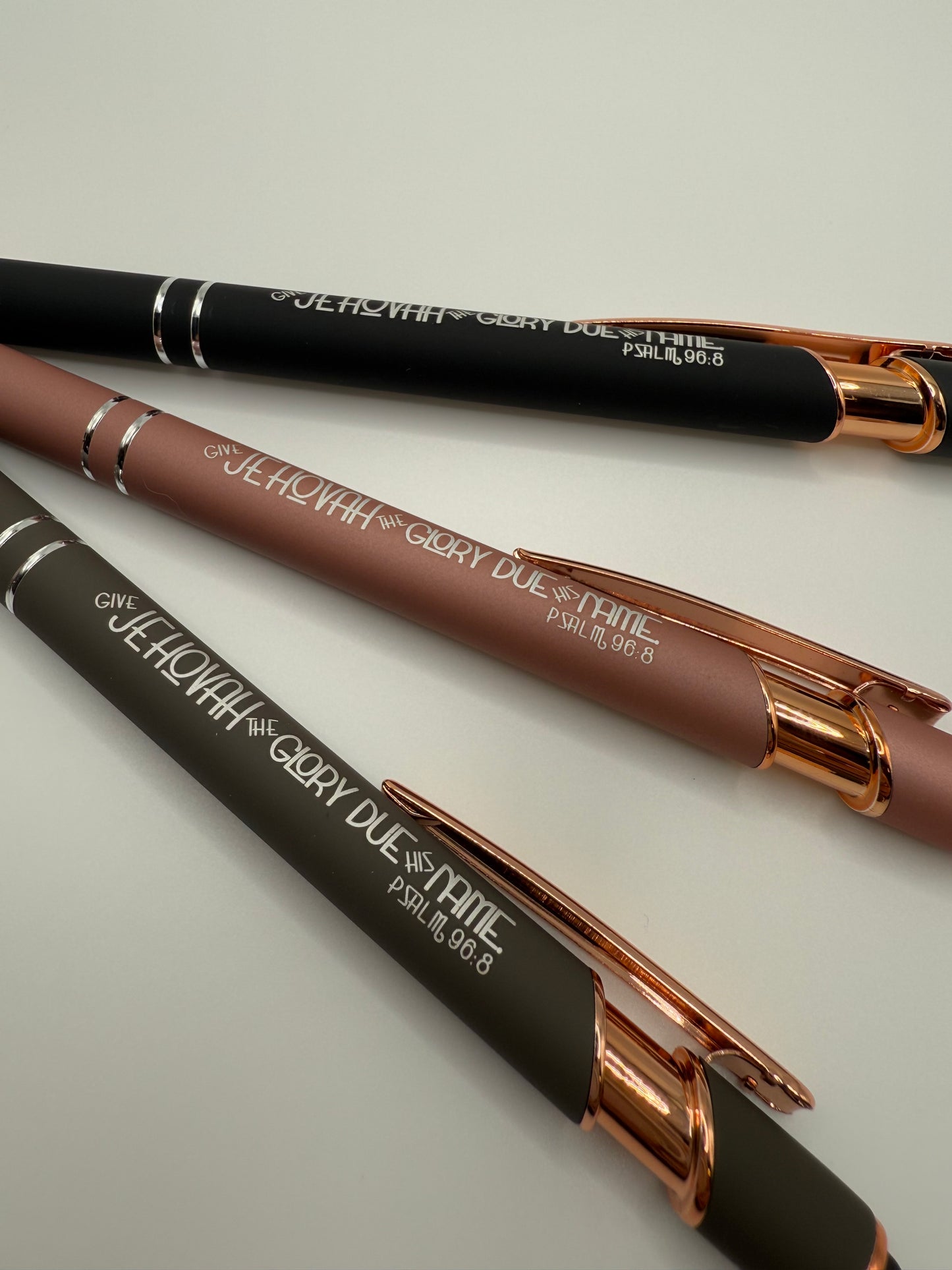 2025 JW Year Text Psalm 96:8 Pen Blue Ink