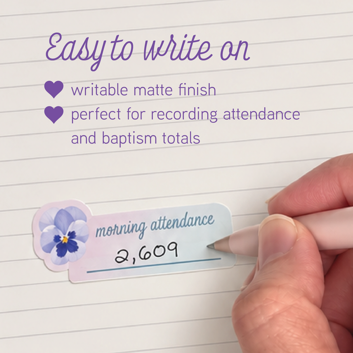 Circuit Assembly Planner Stickers | "Find Exquisite Delight in Jehovah" (4.5" x 6") | Circuit Assembly with Branch Representative