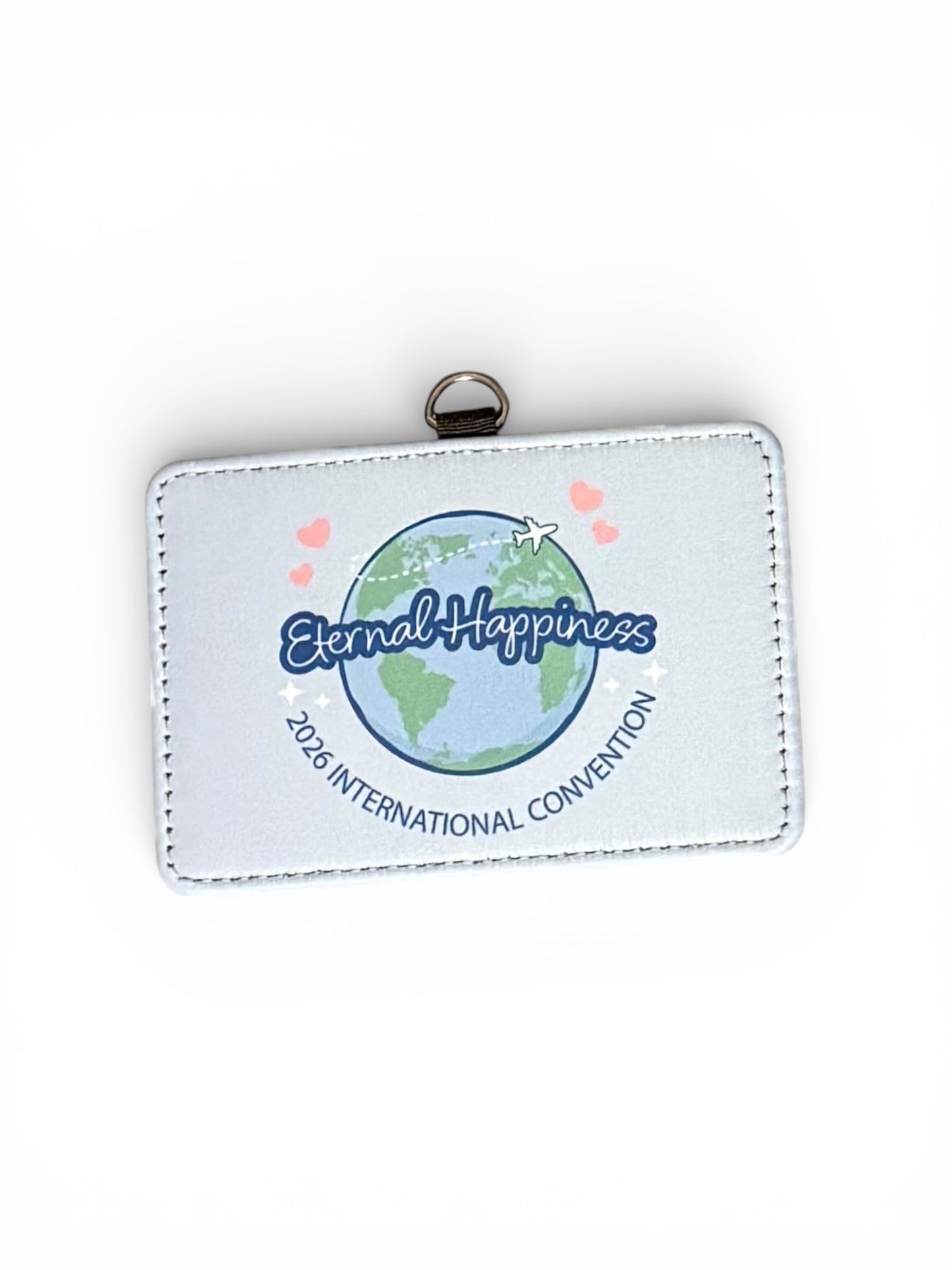 2026 Eternal Happiness Convention Badge Holder with Lanyard – JW International Convention Souvenir