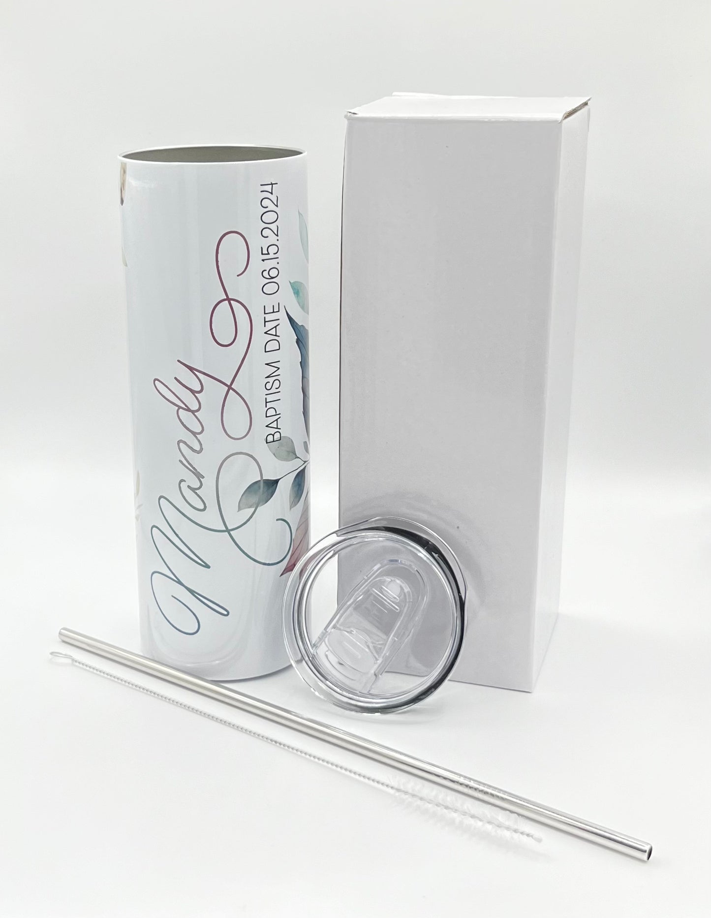 Custom 20 oz Tumbler JW Baptism Gift