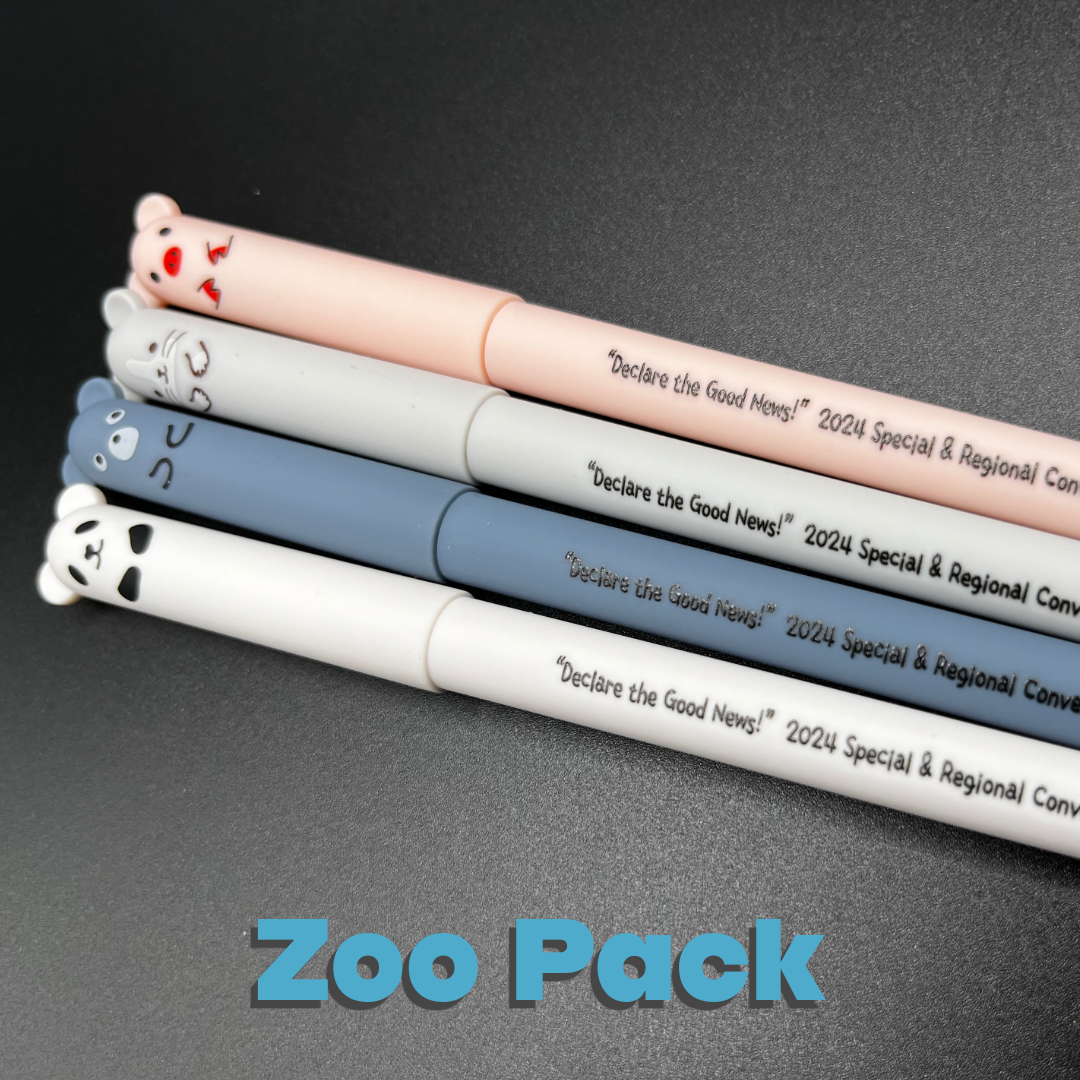 Declare the Good News 2024 Special Convention and Regional Convention Kids Animals Erasable Gel Pens