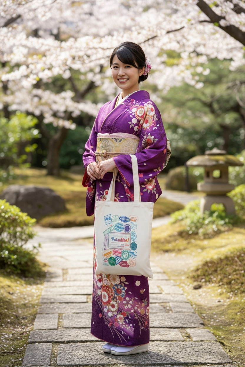 International Convention Tote Bag – Passport Stamp Design – Thoughtful Gift for JW Convention Delegates