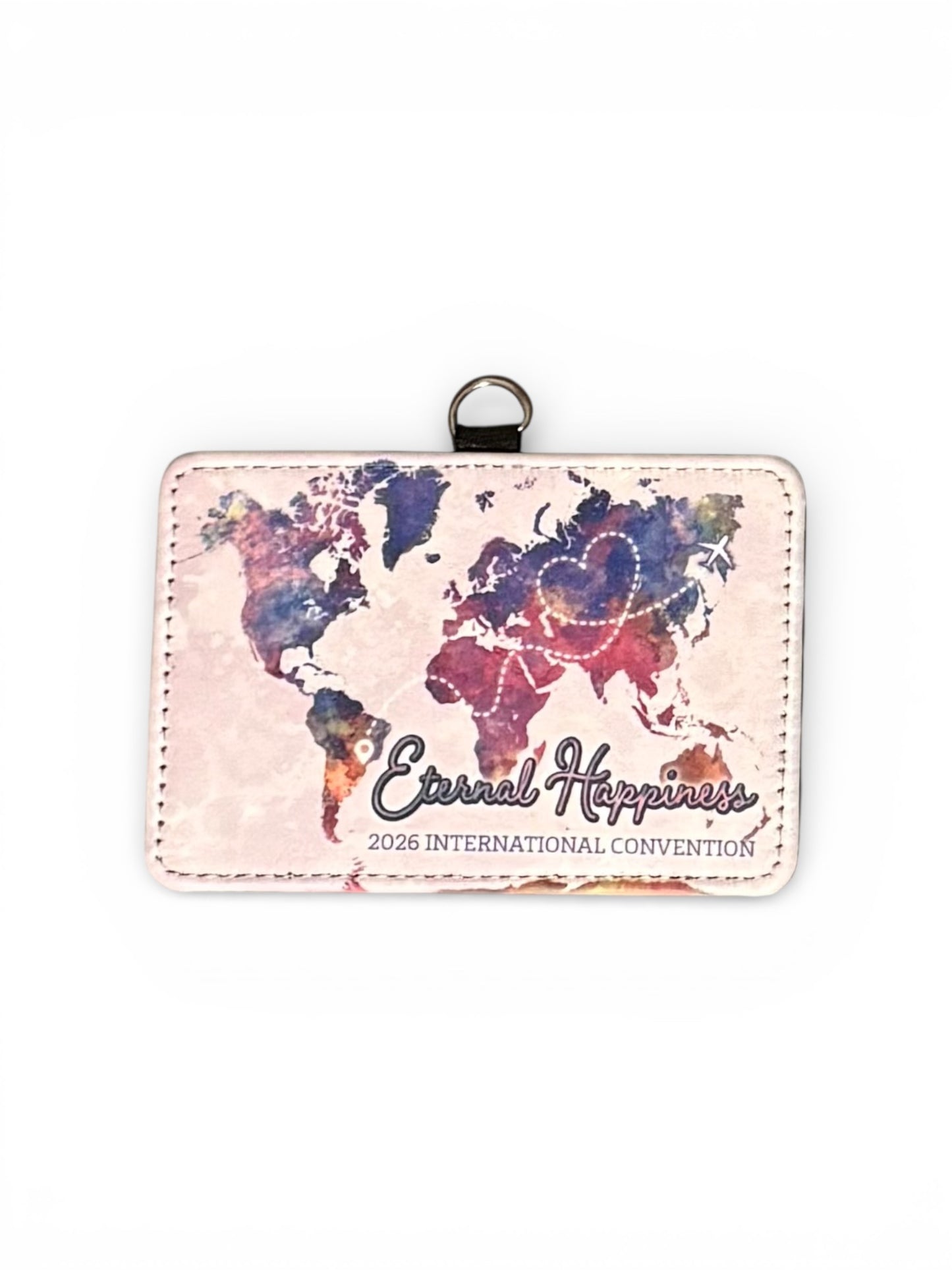 2026 Eternal Happiness Convention Badge Holder with Lanyard – JW International Convention Souvenir
