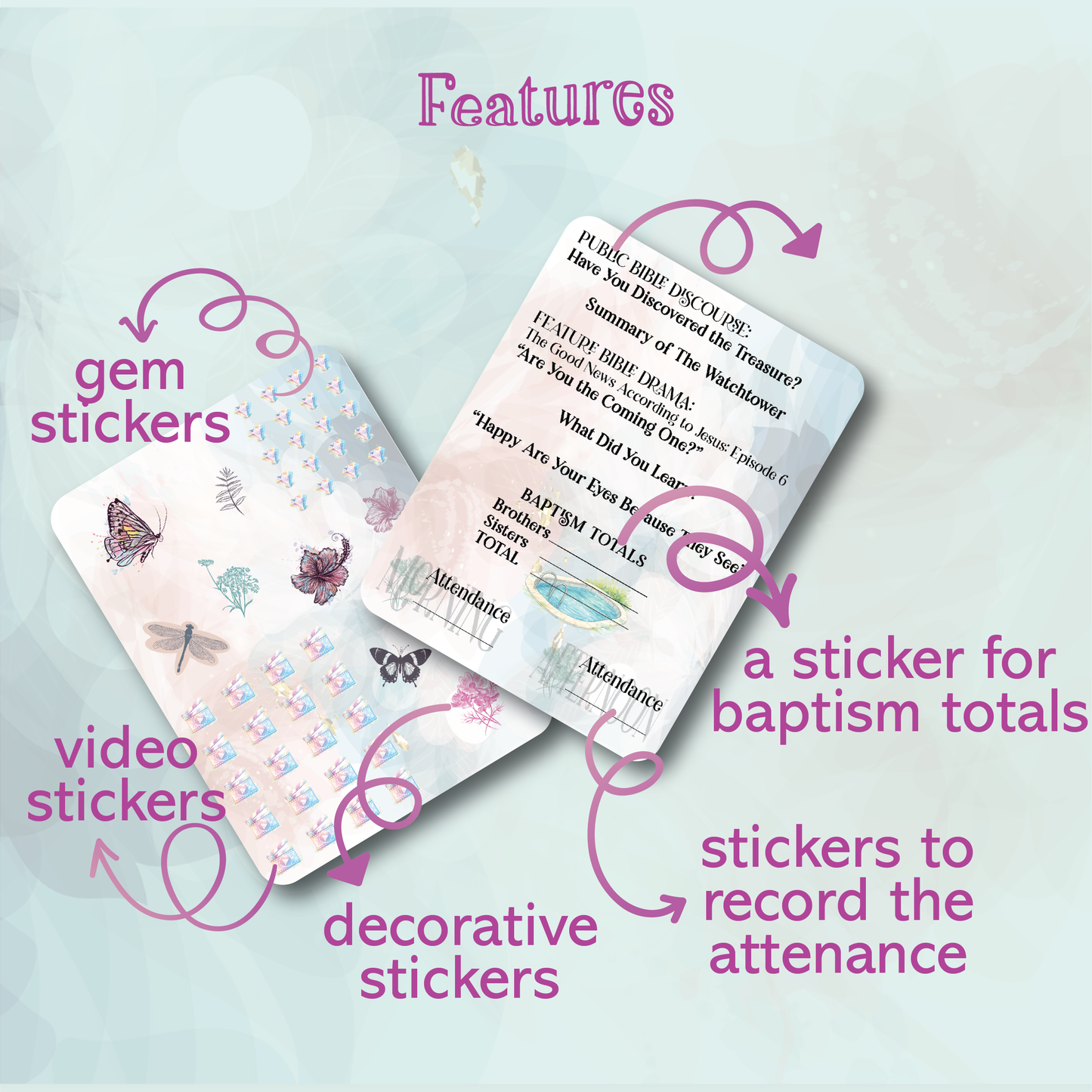 JW Convention Program Stickers 2026 | Eternal Happiness Convention | Regional Convention | International Convention