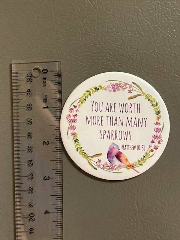 You Are Worth More Than Many Sparrows Matthew 10 31 JW Magnet